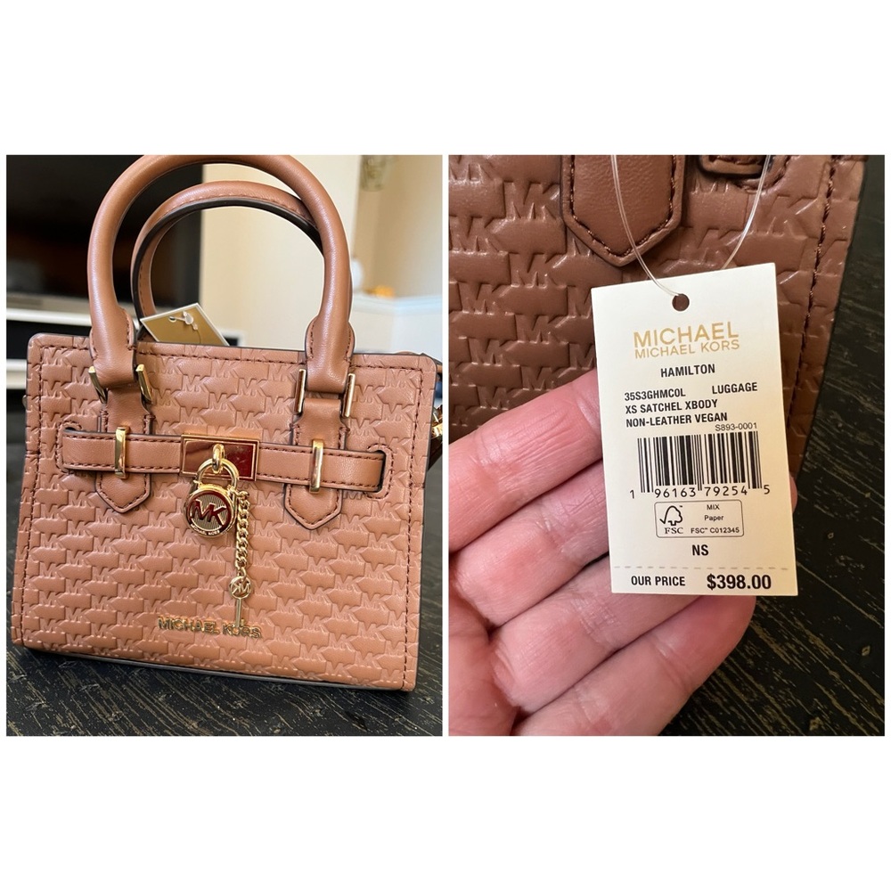 Michael Kors Luggage Brown Hamilton Satchel